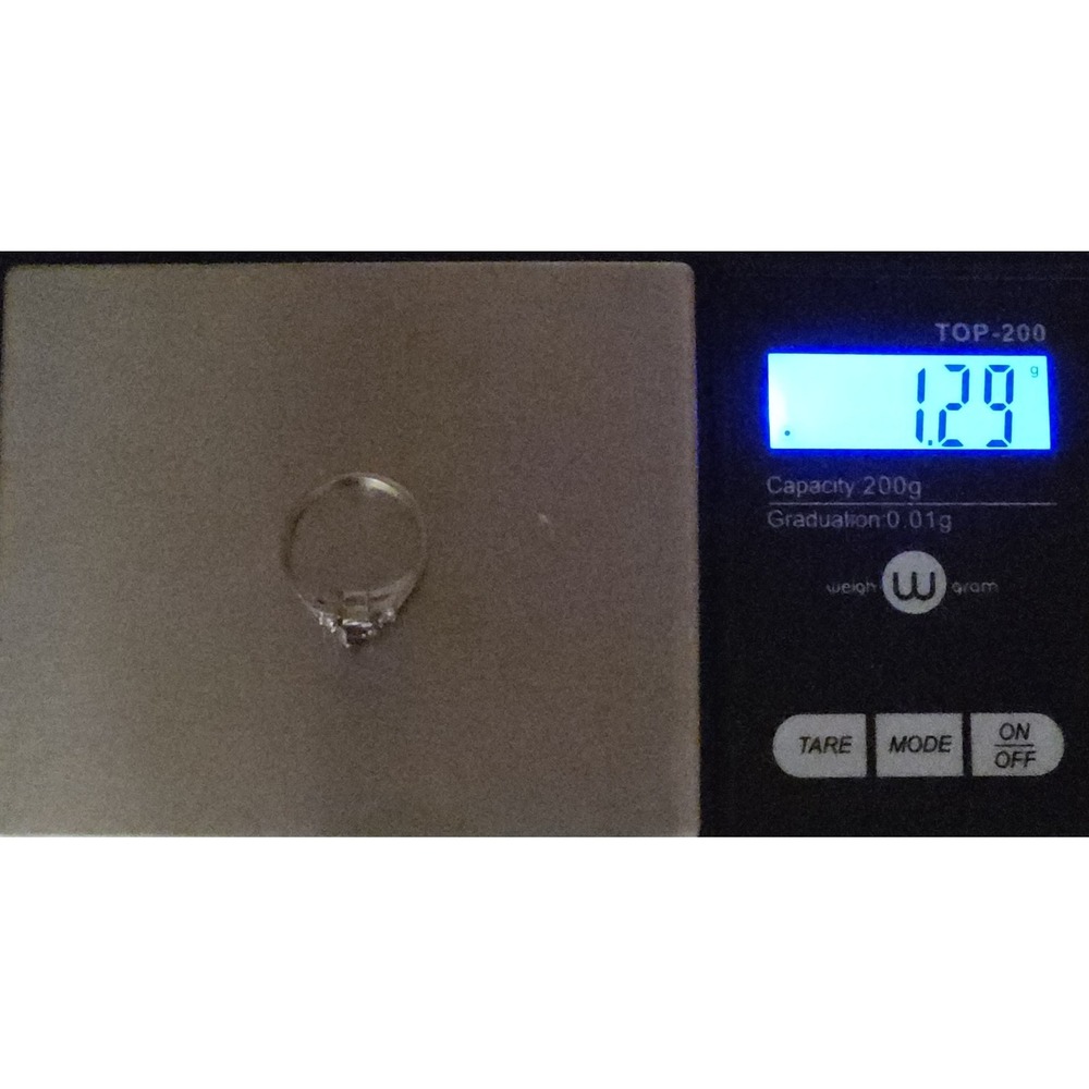 .60ct 10k Emerald Cut Purple Blue Synthetic Alexandrite Ring Child Size 2.25 - Picture 14 of 17